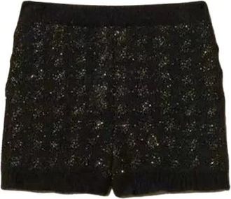 Twinset Broek - Dames - Bermuda - Zwart - XS - Polyester - Korte Broeken