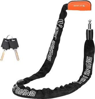 OEM Candado De Cadena, Dise&ntilde;o Antirrobo, Uso Port&aacute;til, Aproximadamente 93,5 Cm - Naranja