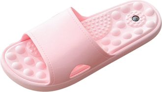 Generic Women Summer Platform Slippers with Foot Massage Non Slip Sole for Home and Bathroom Comfortable Couple Solid Color Design (6)