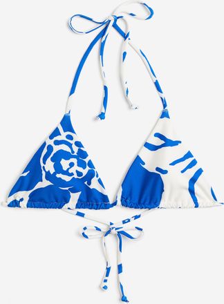 H&M Triangel-Bikinitop - Blue