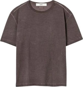 S&eacute;fr T-Shirts - Heren - T-shirts - Bruin - S - Tops