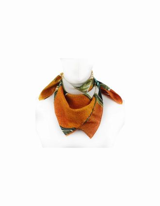 Dunhill Mens Dunhill Scarf - Brown - Size: ONE size