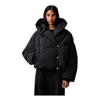 Sportmax Vodka Donsjack - Dames - Jassen - Zwart - Maat: XS Katoen