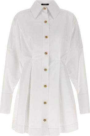 Balmain White Chemisier dress