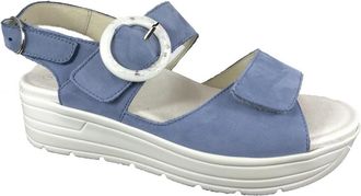 Solidus Sandaal Schoenen 48022 - Dames - Sandalen - Blauw - 38 EU - Schoenen