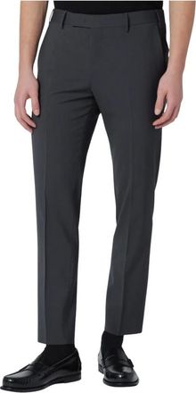 Pantaloni Torino Pantalone Uomo - Heren - Nette broeken - Grijs - 3XL - Leer - Broeken