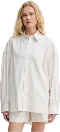 Birgitte Herskind Lex Shirt - Dames - Overhemden - Beige - S - Katoen - Overhemden