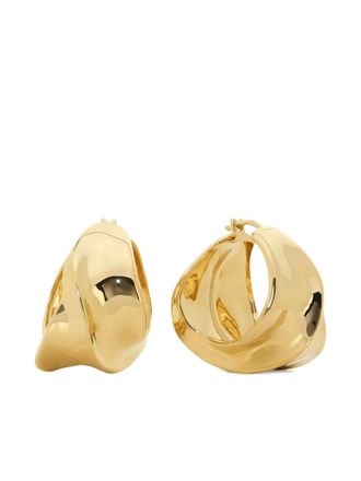 Monica Vinader Nomade Bold Medium hoops - women - Recycled 18kt Gold Vermeil - One Size