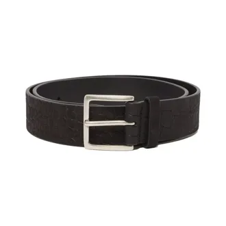 Orciani Belts, male, Brown, Size: 100 CM Nubuck Leather Belt