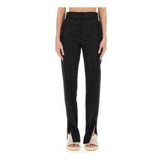 Jacquemus Slim-fit Trousers, female, Black, Size: M Le Pantalon Tibau