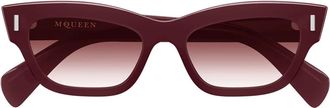 Alexander McQueen Alexander Mc Queen Sunglasses Am0548 S 003 Burgundy/Red Woman