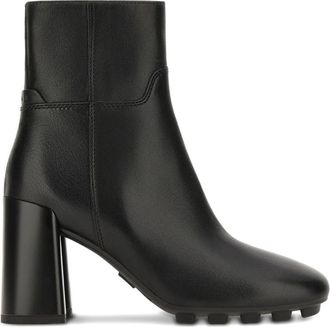 Hogan Boots - Dames - Laarzen met Hak - Zwart - 37 EU - Leer - Schoenen