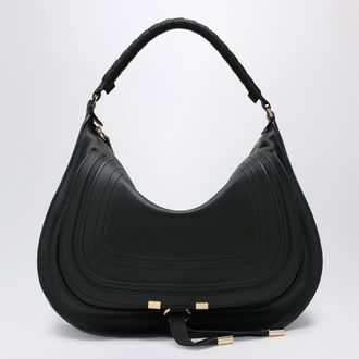 Chlo&eacute; Black leather Marcie shoulder bag