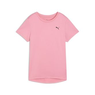 Puma Trainingsshirt PUMA W TAD ESSENTIAL CREW TEE, Damen, Gr. M, rosa (poised pink), Jersey, Obermaterial: 100% Polyester, regular fit normal, Rundhals, Sh