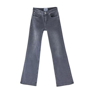 Moschino Jeans Flare Low Rise - Dames - Jeans - Grijs - Maat: W26 Katoen