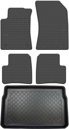 OEM Juego De Alfombrillas De Goma Para Coche Y Alfombrilla Para Maletero Para Citro&euml;n C3 Iii Hatchback Desde Enero De 2017