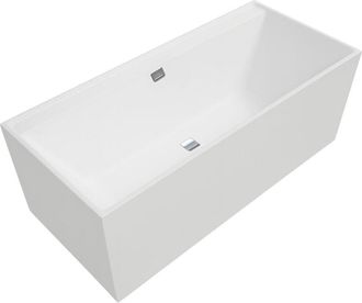 Villeroy & Boch Villeroy&boch - Ba&ntilde;era Recta 160 X 75 Villeroy Et Boch Collaro Piedra Acr&iacute;lica Blanco Rebosadero Cromo