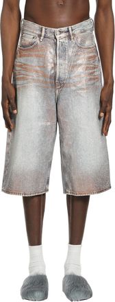 Acne Studios Viscose Cotton Denim Shorts