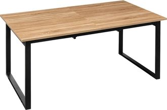 5five Simply Smart 5five Simply Smart - Mesa Extensible Aliaj, 6-8 Personas, Efecto Roble Natural - 5five