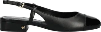 Michael Kors Perla Slingback Flat - Dames - Schoenen - Zwart - Maat: 35 EU Leer