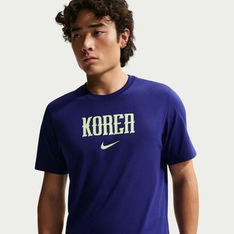 Nike Korea Nike Mens Soccer T-Shirt in Purple | IH2187-512