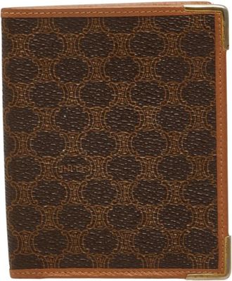 Celine Macadam Brown Pvc Leather Wallet (Bi-Fold) (Pre-Owned)
