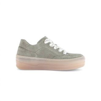 Gabor Womens Faiza Platform Sneaker In Salvia Green