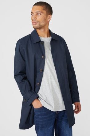 Maine Mens Smart Cotton Mac - Navy - Size 2XL