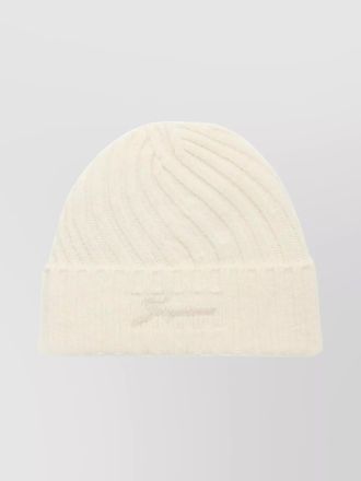 Jacquemus cashmere ribbed beanie