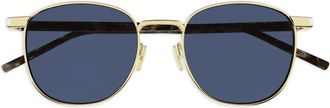Saint Laurent Eyewear Occhiali da sole tondi - Nero