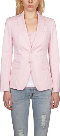 Dsquared2 Womens Two Buttons Stretch Cotton Jacket - Light Pink - Size EU 34 (Womens)