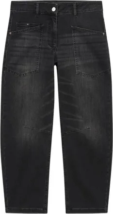 Bugatti Jeans, Dames, Zwart, S, Katoen, Wide Jeans