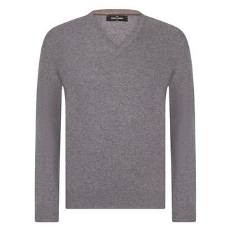 Gran Sasso Heren, Truien, Grijs, Maat: 2XL Kasjmier