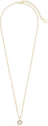 Brook & York Nola Stone Pendant Necklace in Gold at Nordstrom Rack