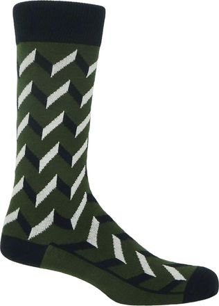 Peper Harow Optical Mens Socks - Earth