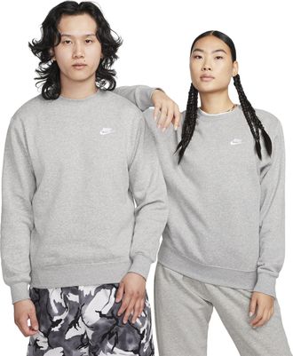 Nike Sportswear Club Casual Round Neck Pullover Gray BV2663-063