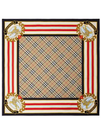 Burberry Zijden sjaal - Beige