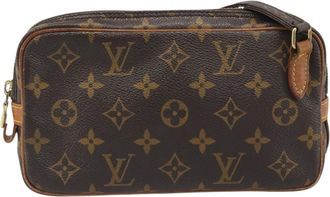 Louis Vuitton Pochette Marly Bandouliere Monogram Canvas Brown Canvas Handbag (Pre-Owned)