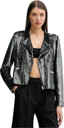 Iro Luzia Jas - Dames - Zomerjassen - Grijs - M - Leer - Jassen