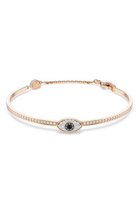 Swarovski Symbolica Bangle in Rose Gold/Multi at Nordstrom, Size Medium