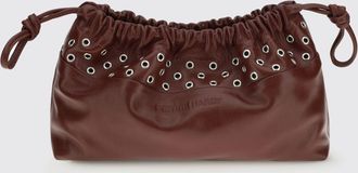 Pierre Hardy Clutch Twin in pelle con occhielli metallici