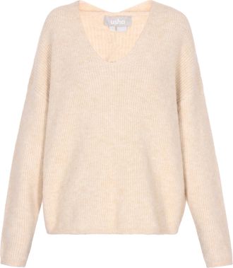 Usha Jumper Dames beige melange