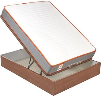 What The Sleep Colch&oacute;n y Canap&eacute;, Muelles ensacados, Cerezo, 90x190