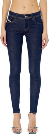 Diesel SLANDY Womens Denim Jeans - Dark Blue - Size 26W/32L