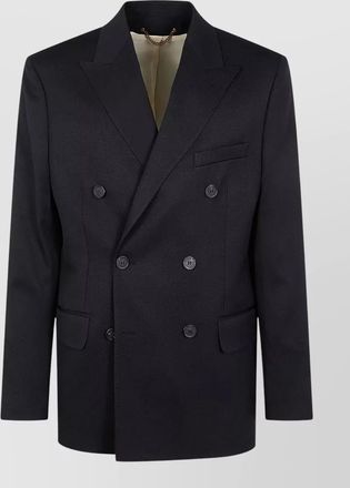 Golden Goose double breasted blazer dry wool gabardine