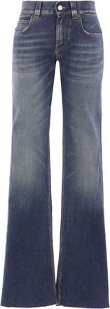 Balenciaga Jeans con orlo sfrangiato - DARK BLUE