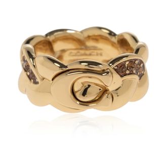 Coach Rings, female, Yellow, Size: 46 MM Brass Ring