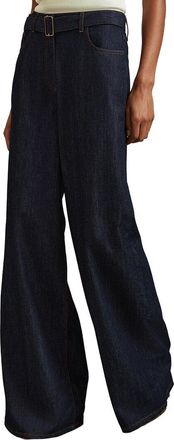 Reiss Luca Belted Wide Leg Jean