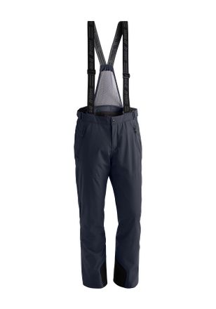 Maier Sports Skihose MAIER SPORTS Anton 2, Herren, Gr. 46, Normalgr&ouml;ssen, blau (dunkelblau), 100% Polyester, Hosen Skihose, Herren Schneehose mit Hosentr&auml;gern, win