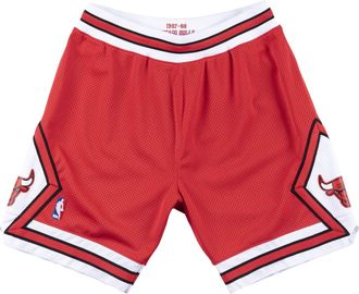 Mitchell & Ness NBA Authentic Shorts Chicago Bulls 1987-88 Red White ASHRCP19038-CBURED187